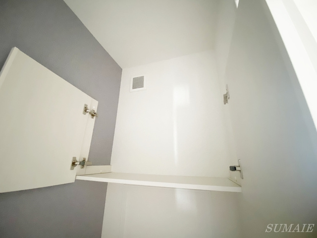 ブルー　ムーンの収納|トイレの収納スペースです！