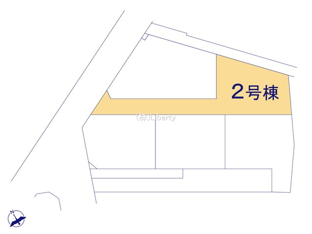 取手市井野8期　新築戸建　2号棟の区画図