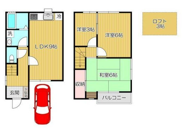 清瀬タウンハウスの間取り