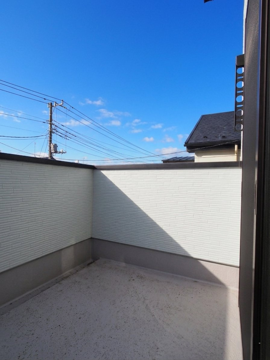 所沢市下安松戸建のバルコニー