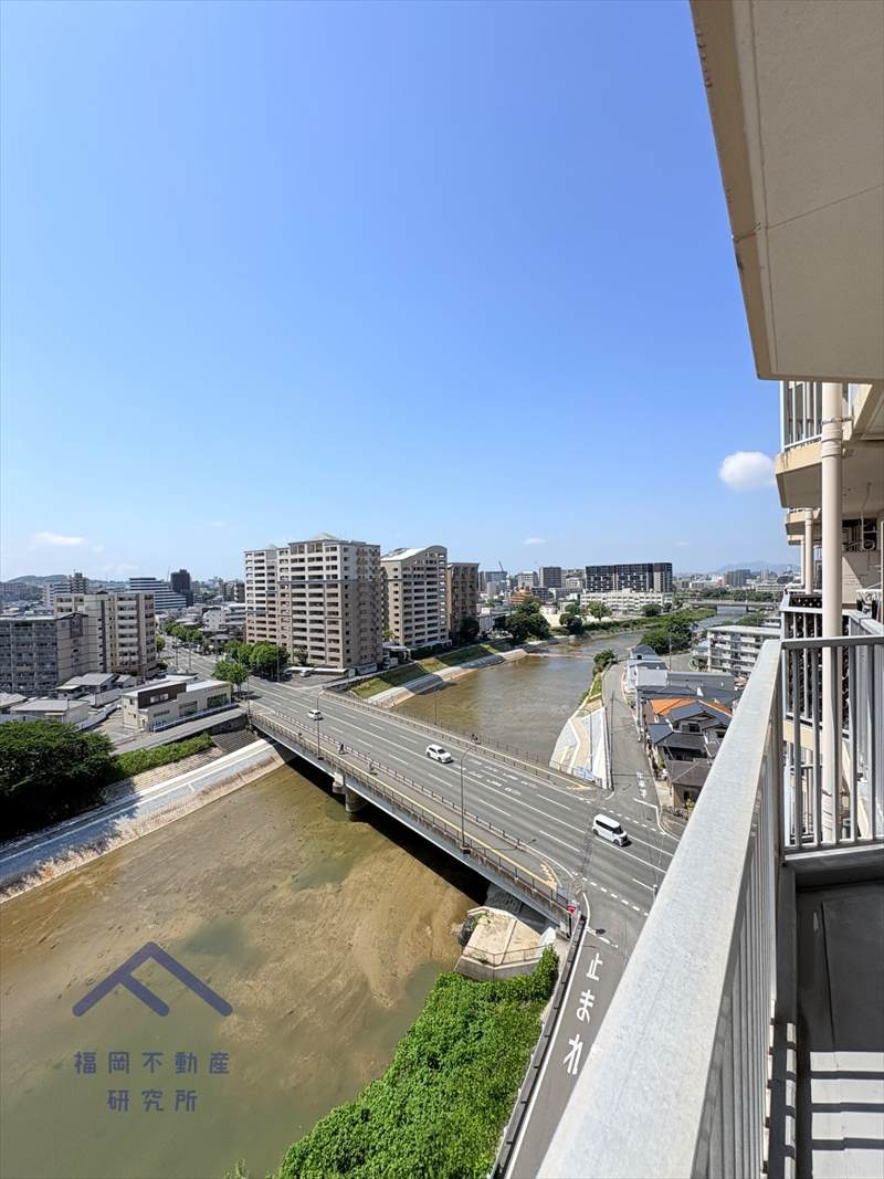 日商岩井リバーサイドマンションB棟の展望