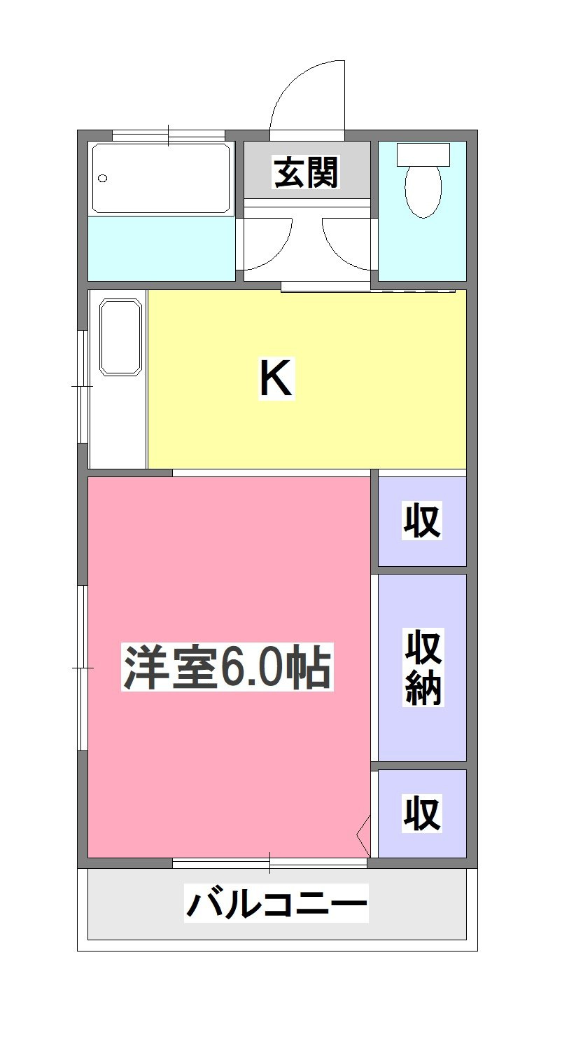 コーポＮの間取り