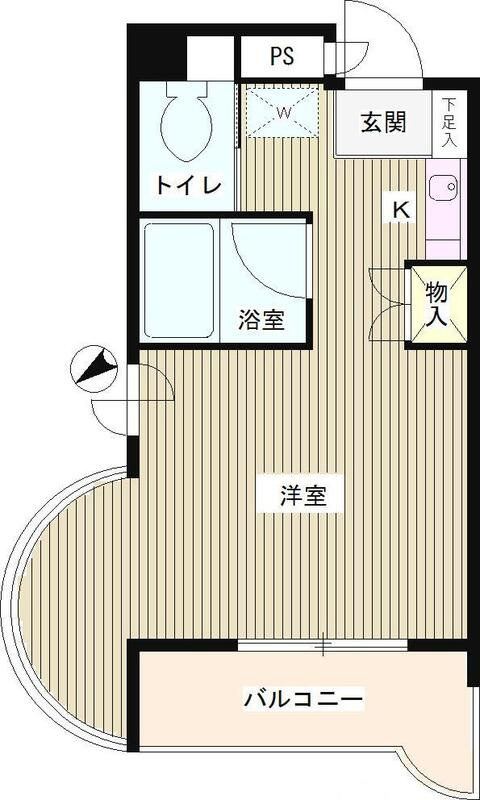 エステージ西調布Bの間取り