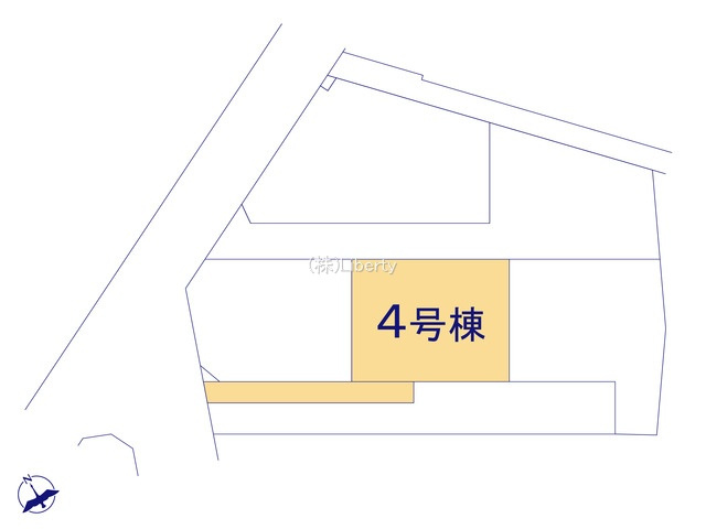 取手市井野8期　新築戸建　4号棟の区画図
