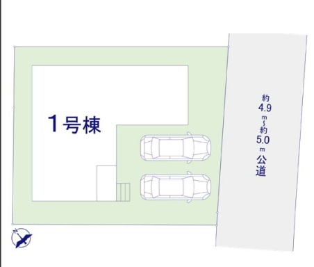 柏市柏14期の区画図