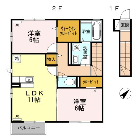 アヴニールの間取り