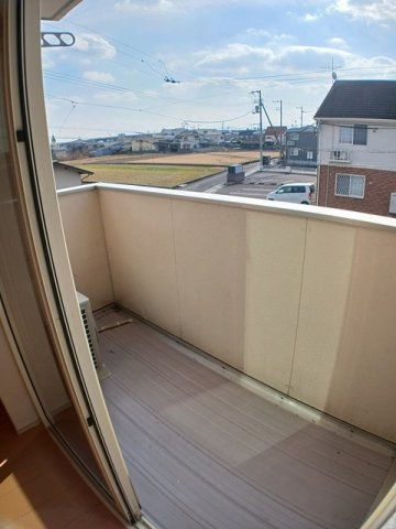 シェリール　Ⅰのバルコニー|広々としたバルコニーです