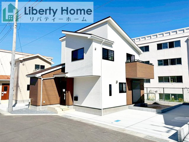 日立市西成沢町2丁目23-P1　新築戸建　7号棟の外観|ご予約をいただければ、『平日の空いた時間』『周辺物件まとめて見たい』『1件だけ見たい』ももちろん可能です♪
お気軽にお問合せください♪