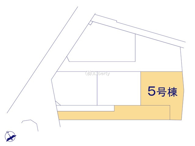 取手市井野8期　新築戸建　5号棟の区画図