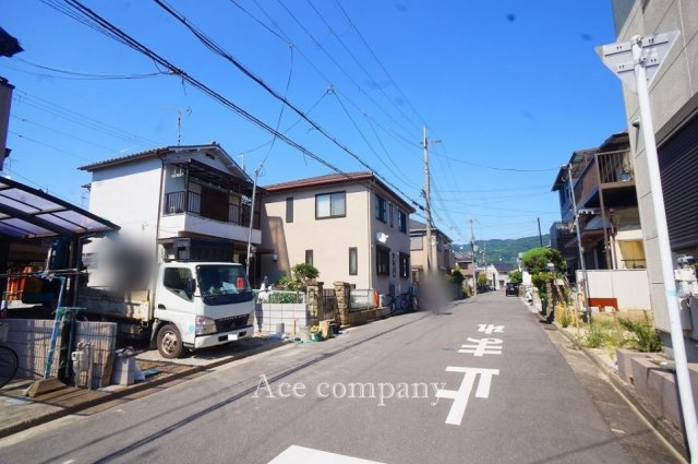 【前面道路含む現地写真】 | 八尾市二俣1丁目 | 【前面道路：ゆったり幅員約6.7ｍ！】