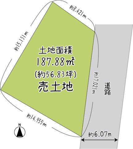 苦楽園六番町の区画図