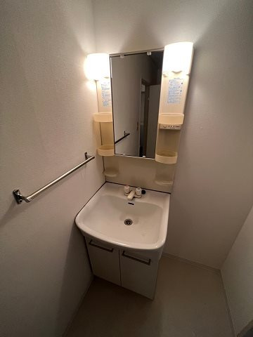 フロントリバー東難波の洗面所