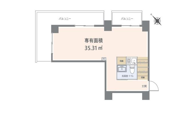【間取り】 | ドルミ五反田アンメゾン