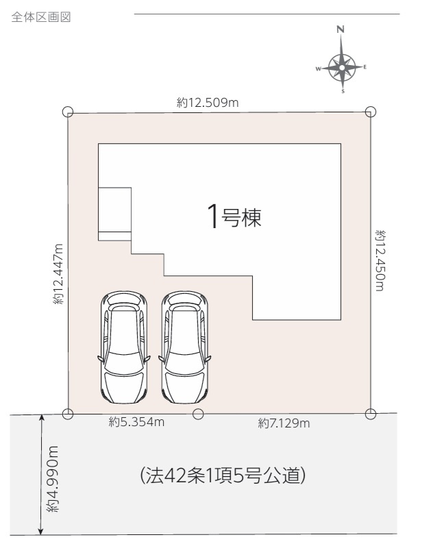 グラファーレ船橋市松が丘２丁目５２期の区画図