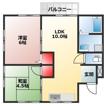 【間取り】 | 新緑のショコラティエ