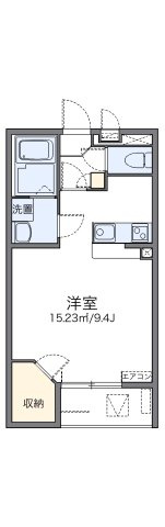 レオネクストミモザの間取り