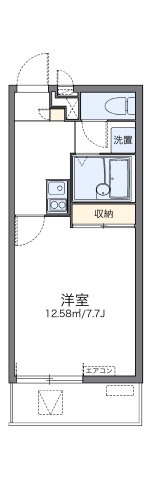 レオパレストシミの間取り