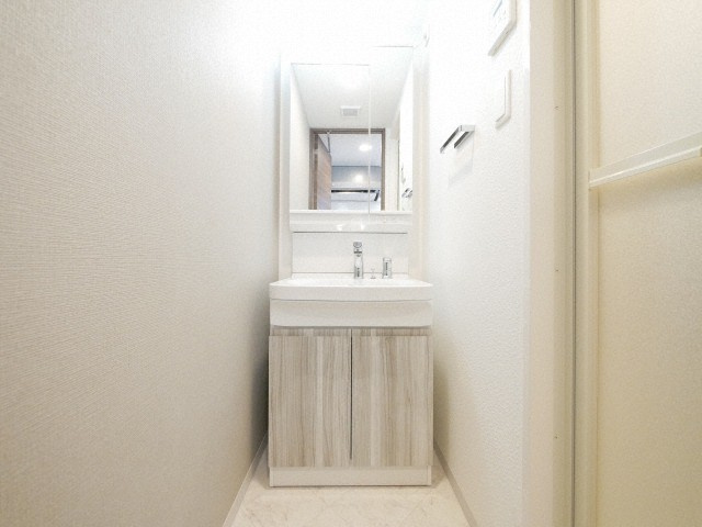 S-RESIDENCE天満Gracisの独立洗面台