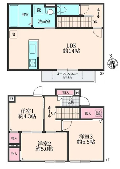 【間取り】 | BLOOM COURT