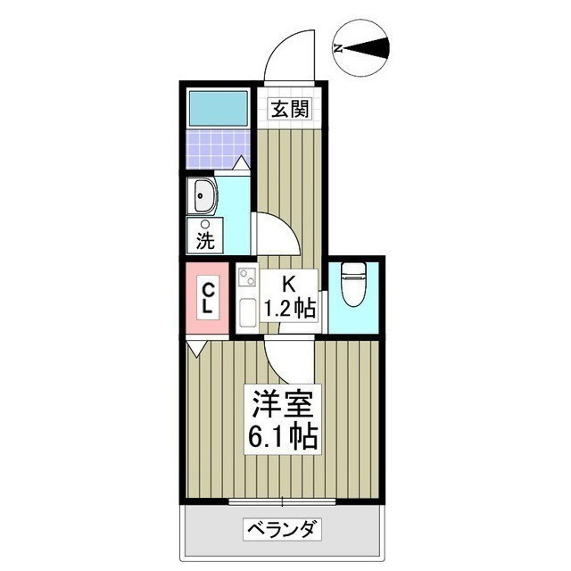 MQuarto箭弓町の間取り