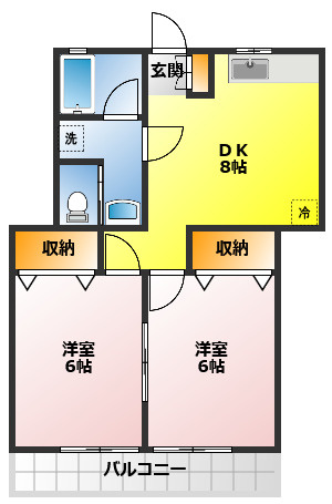 グリーンエイトの間取り