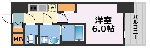 エスリードレジデンス梅田グランゲートの間取り