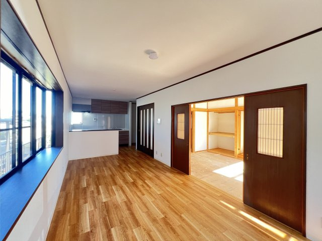 橿原市木原町の居間・リビング|ゆったりとしたリビングです