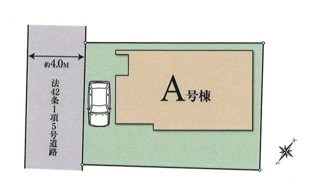 所沢市若狭1丁目・全1棟　新築一戸建　～LDK15帖～の区画図|整形地・土地面積110.50平米（約33.42坪）