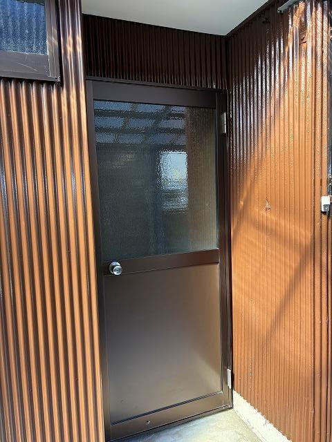 栗屋貸家　北の玄関