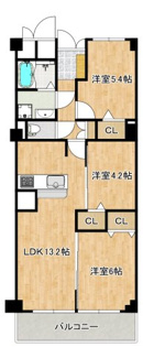 【間取り】 | 白鷺スカイハイツ | 【東向きの５階部分】たっぷりの陽光に包まれる明るい住まいです♪是非現地にてご体感ください！
