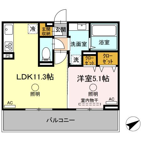 エクセル八代の間取り