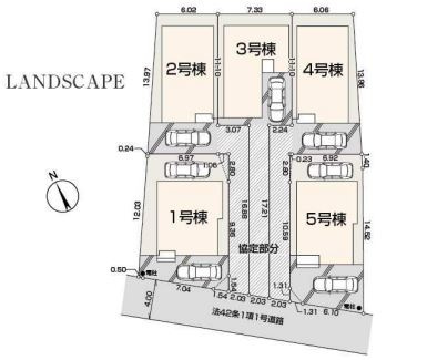 【区画図】 | ご家族様のプライベート空間が確保できる素敵な間取りです。また敷地ゆったりですので、おうち時間を楽しむのにもぴったりですね♪