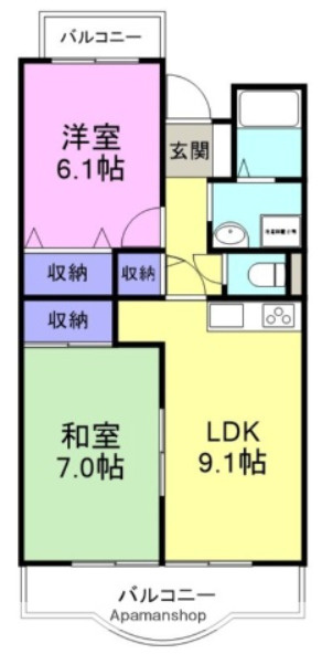 アンビシオン函南の間取り
