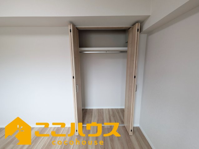 ライオンズマンション三原第2の収納|衣類を整理しやすい収納空間◎