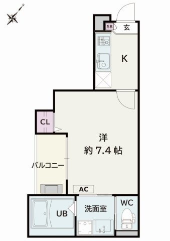 Jack wakamatsuⅡの間取り