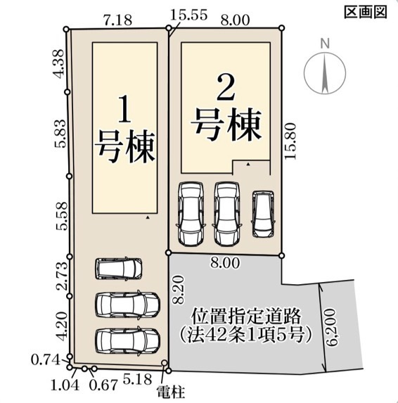 リーブルガーデン奈良市東九条町21期の区画図