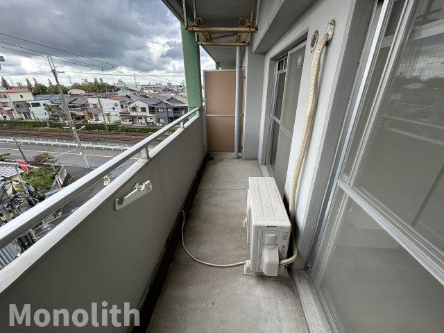 龍の樹マンションのバルコニー