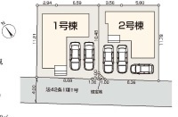 武蔵村山三ツ藤3丁目　全２棟　新築戸建の区画図