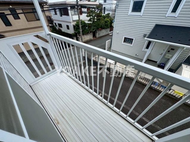 アーバン柿島のバルコニー