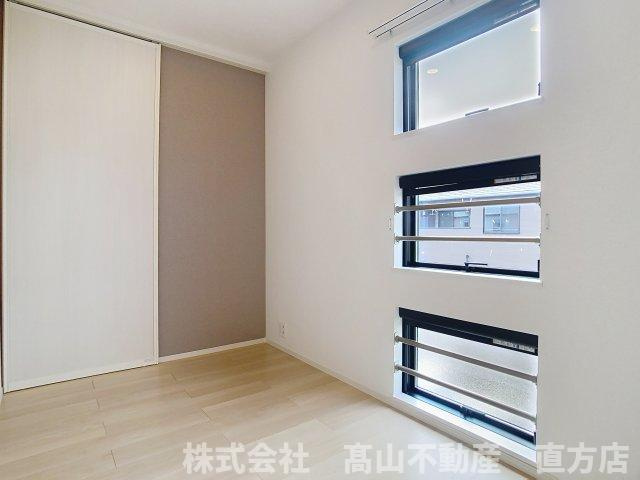 直方市大字感田のアパートの寝室