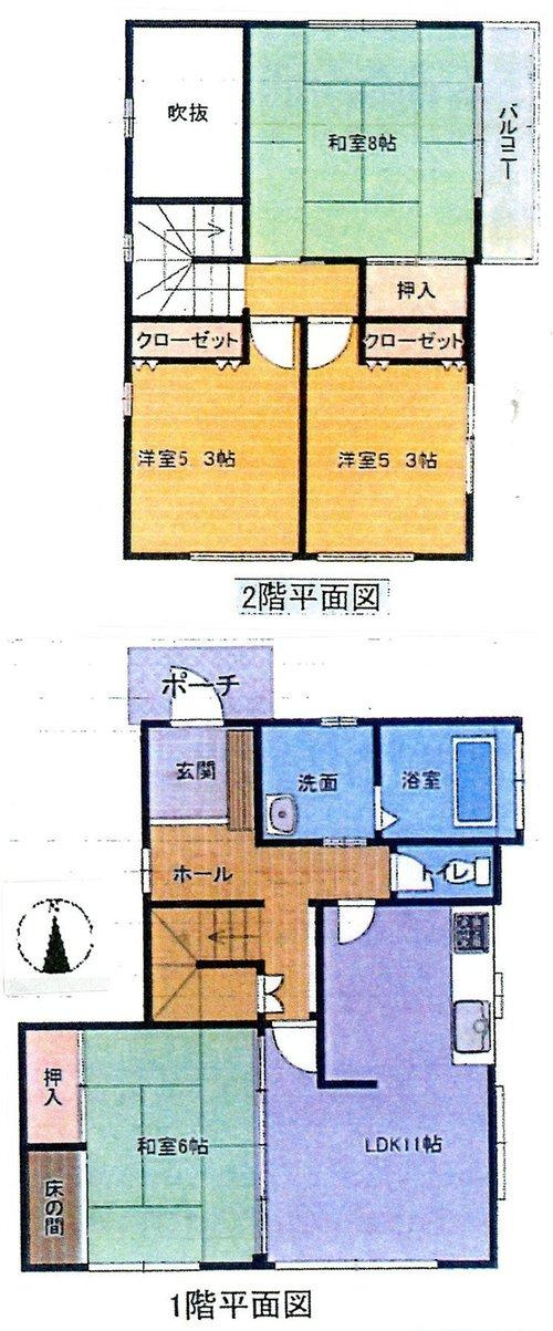 別府市関の江新町　の間取り