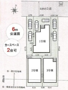松戸市常盤平12期の区画図