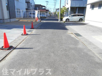 【前面道路含む現地写真】 | 郡山市静町新築一戸建て1棟 | 前面道路含む現地写真です