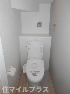 【トイレ】 | 郡山市静町新築一戸建て1棟 | 落ち着いたトイレです