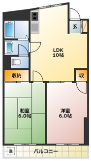 【間取り】 | 三高・徳丸パークハイツ