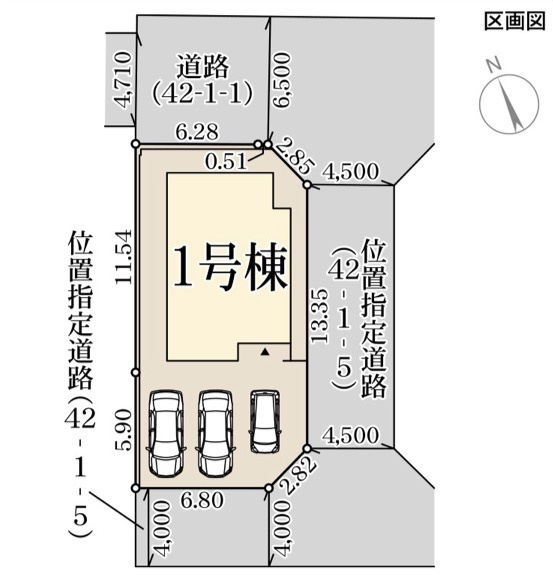 リーブルガーデン姫路市大塩町2期の区画図