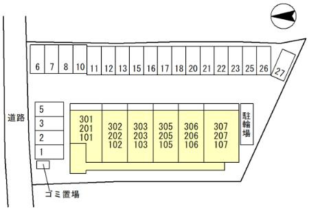 フリーデSTAの区画図
