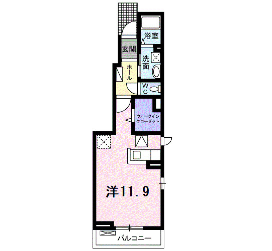 B棟：1F　1K
