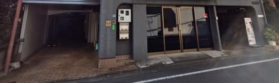 木戸坂ハイツのエントランス