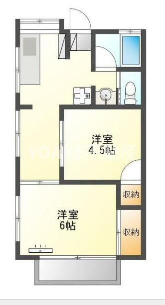町田市金森１丁目のアパートの間取り